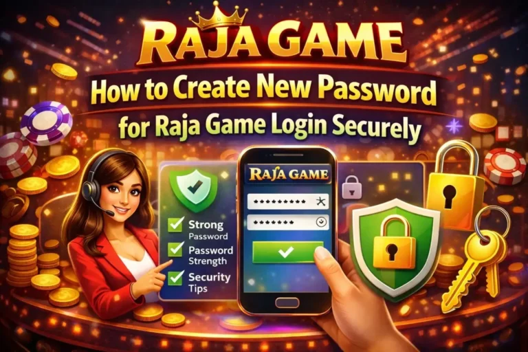 How to Create New Password for Raja Game Login Securely